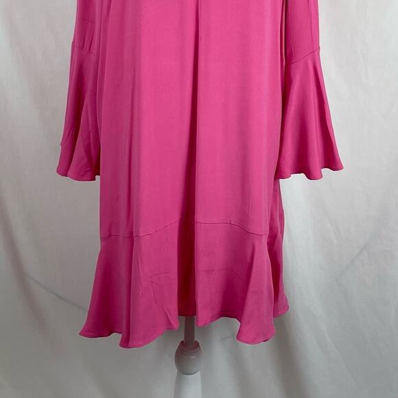 Anthropologie HD in Paris Pink Whimsical Feminine Fairy Dress NWOT Size 14 - Picture 4 of 13